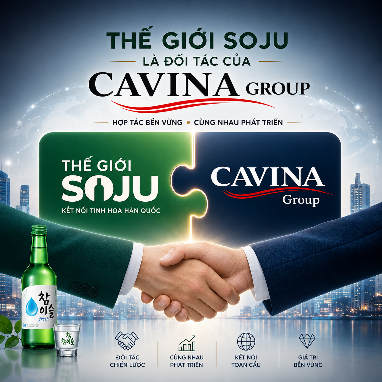 cavina group - thế giới soju